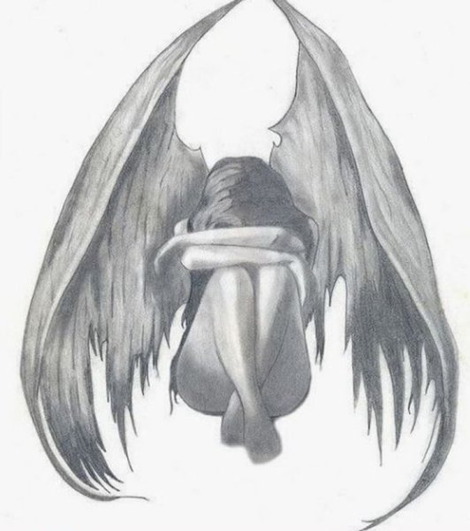 Грустные рисунки