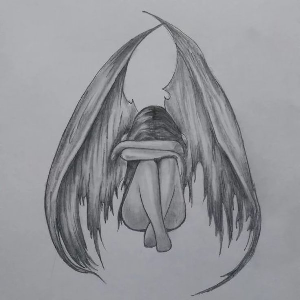 Рисунки карандашом грустные