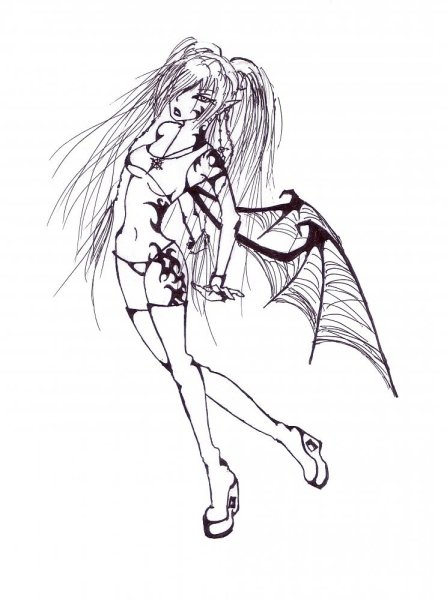 Демон обнимает ангела