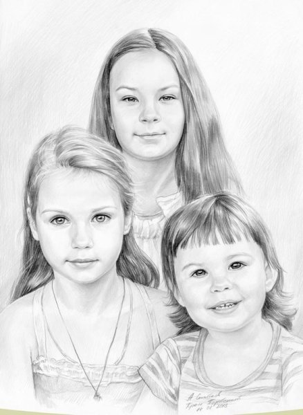 Рисунок семьи для срисовки