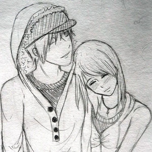 Рисунки карандашом любовь