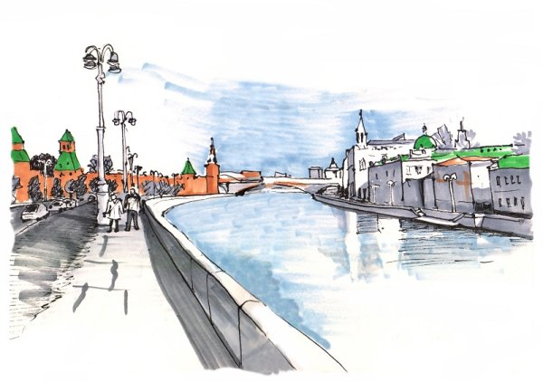 Санкт-Петербург рисунок детский