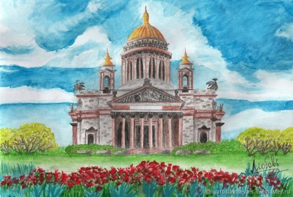 Деревня карандашом