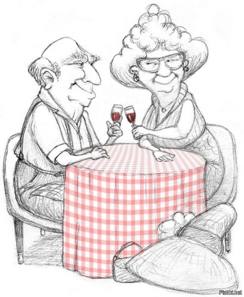 Бабушка рисунок