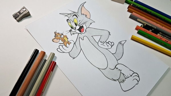 Мультяшки карандашом