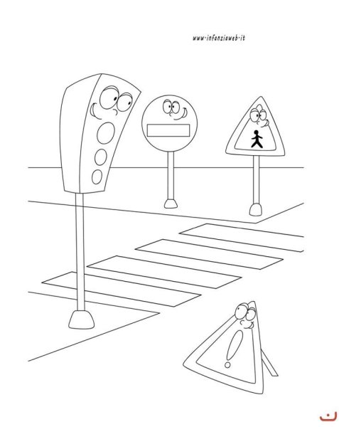 ПДД раскраска для детей