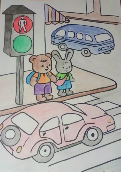 Рисунки по ПДД
