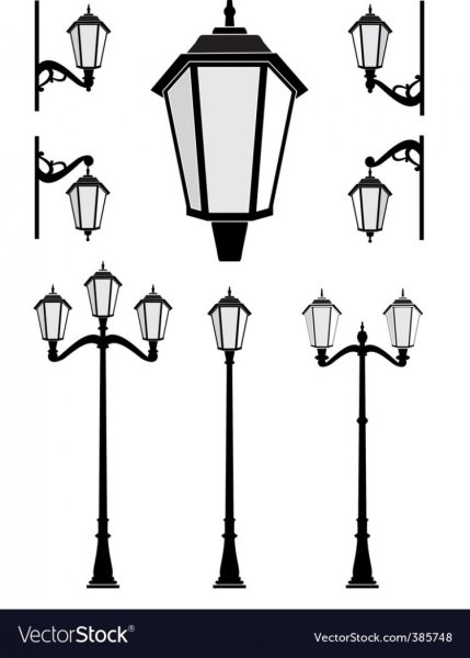 Зарисовки уличных фонарей