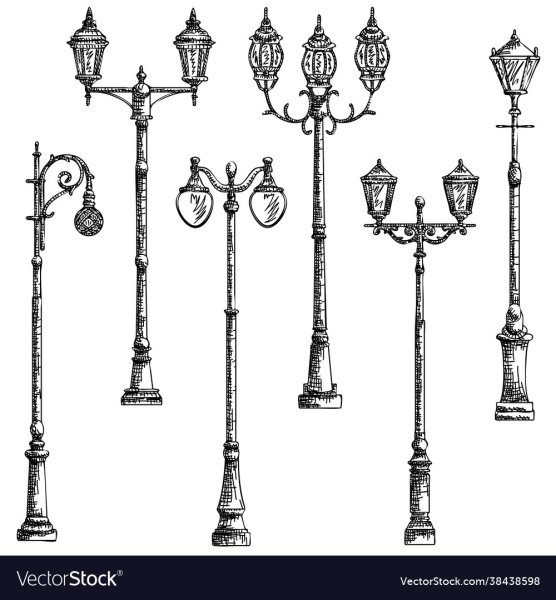 Стилизация уличных фонарей