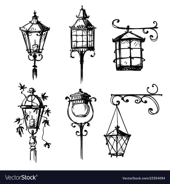 Старинный фонарь