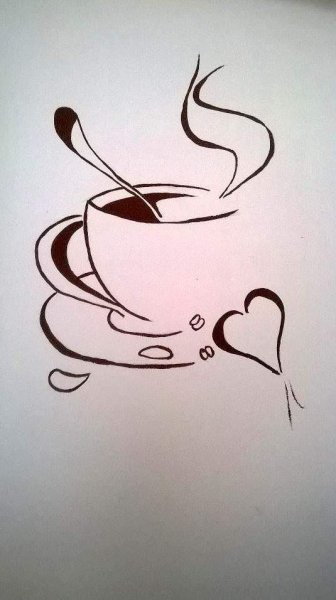 Кофе для срисовки легкие