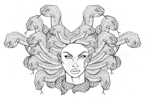 Мандалы медуза Горгона