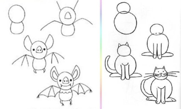 Простые рисунки для начинающих