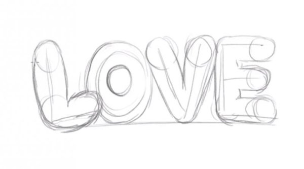 Красивы надписи для срисовывания