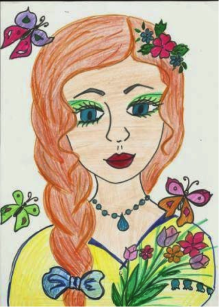 Рисунок для мамы легкий