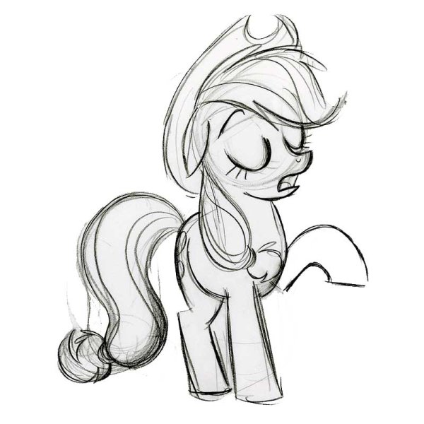 Картинки для срисовки пони