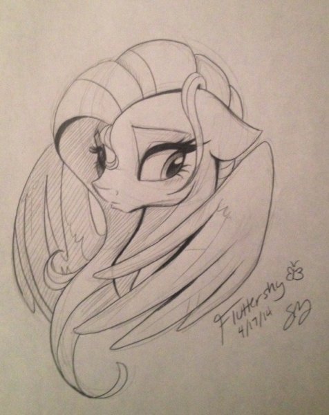 Красивые рисунки пони карандашом