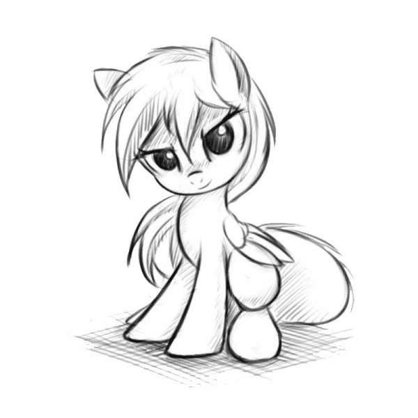 Картинки для срисовки пони