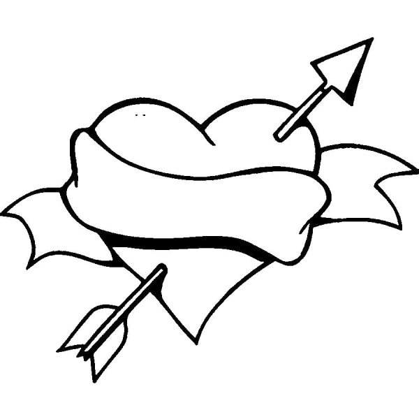 Сердце со стрелой