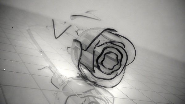 Девушка с черной кошкой