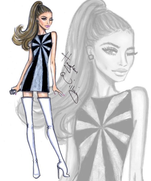 Красивые эскизы одежды