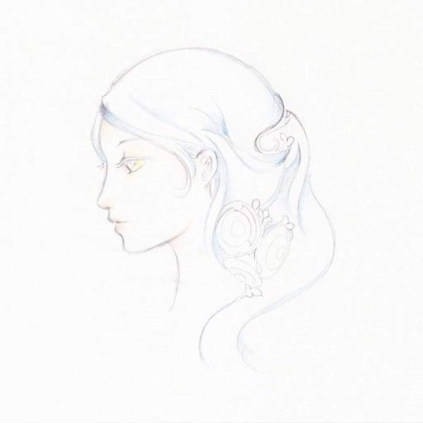 Рисунки для срисовки карандашом лёгкие и красивые девушки боком