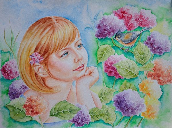 Живопись для детей 6 лет для девочек