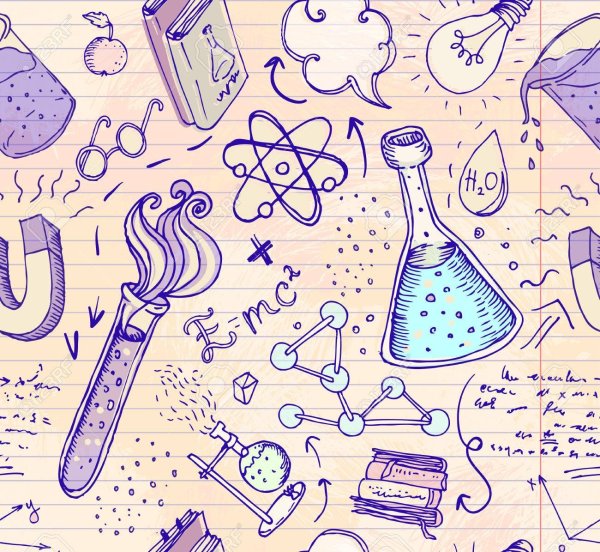 Химия в рисовании