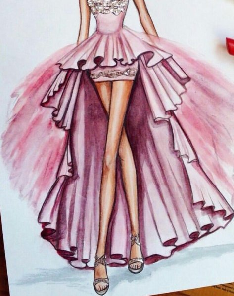 Эскизы платьев