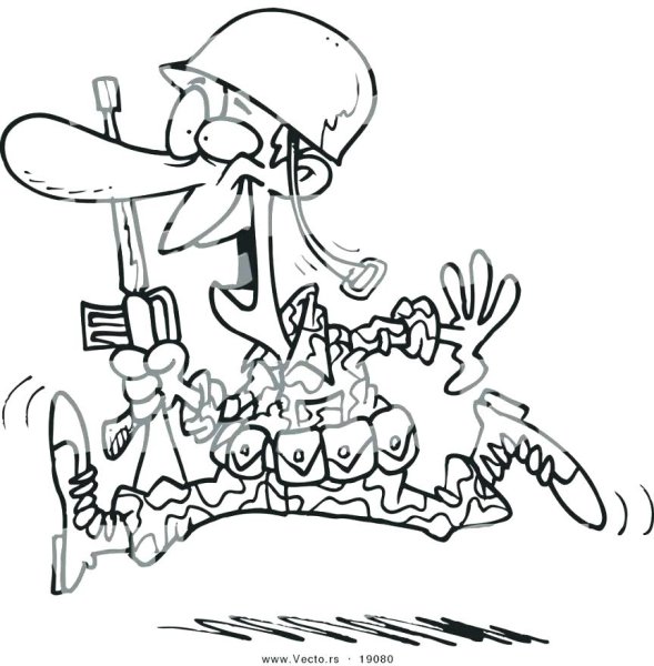 Дембель раскраска