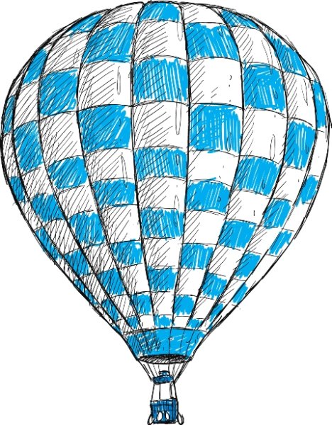 Воздушный шар раскраска для детей