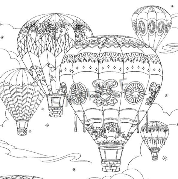 Винтажный воздушный шар