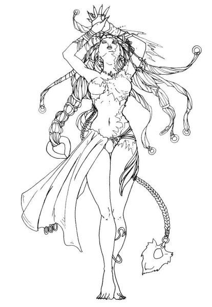 Водолей рисунок карандашом