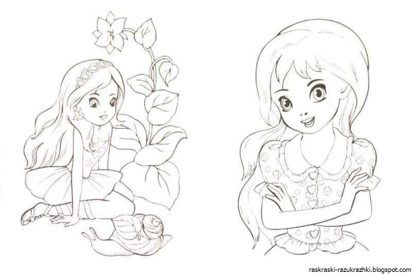 Раскраска для девочек