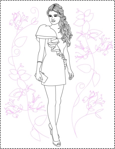 Красивые рисунки моделей