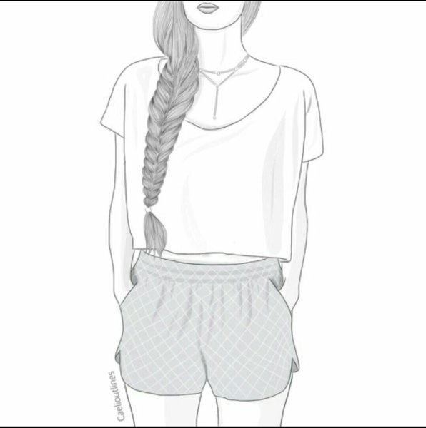 Стильная одежда карандашом