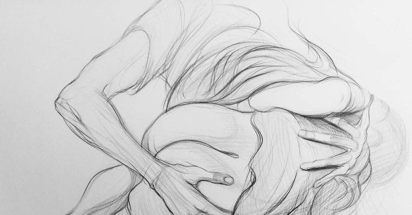 Голая женщина для рисования