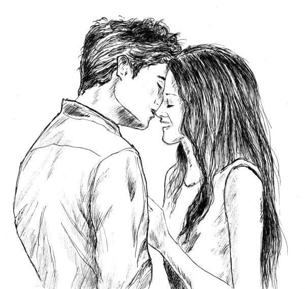 Страсть рисунок карандашом