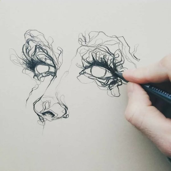 Необычные рисунки карандашом