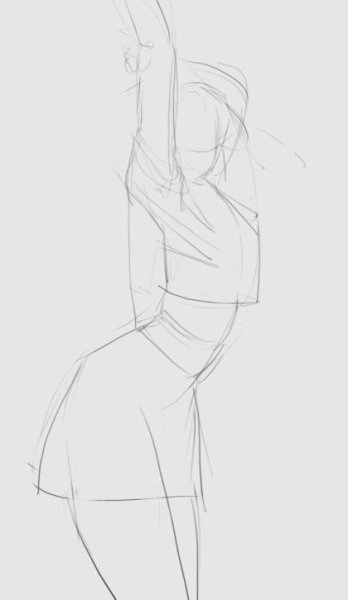 Рисунки карандашом для срисовки тело