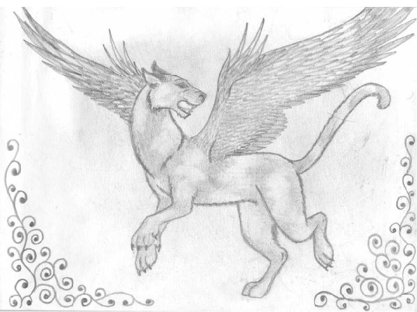 Рисование фантастического животного