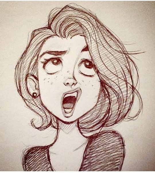 Лёгкий стиль рисования девушки