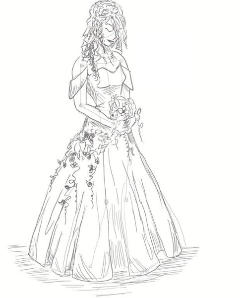 Эскизы платьев