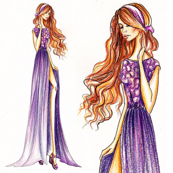 Эскизы свадебных платьев