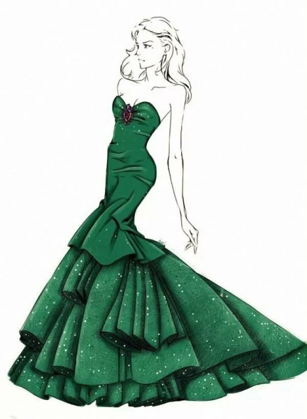 Рисунок девушки карандашом