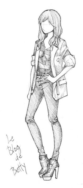 Человек карандашом