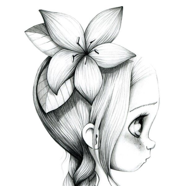 Сердечко рисунок карандашом