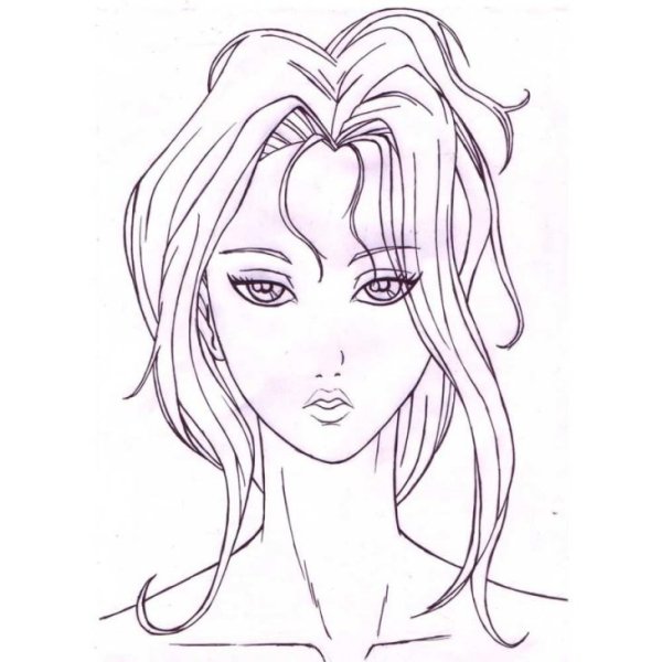 Рисунки для срисовки лица легкие