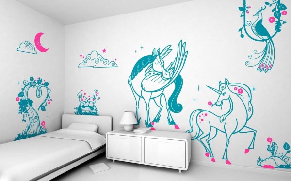 Роспись стен в подъезде