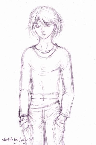 Подросток рисунок карандашом